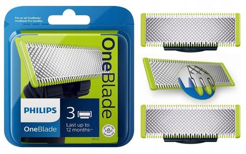 3x OSTRZE PHILIPS ONEBLADE ORYGINALNE QP2520 QP2530 QP6541 GOLARKA GŁOWICA na Arena.pl