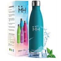 Butelka Termiczna Termos Kubek Termiczny ze Stali Nierdzewnej 500ml 12/24h