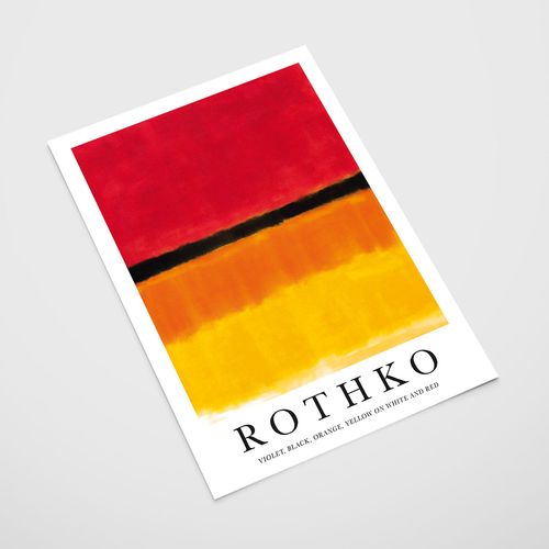Plakat rothko abstrakcja 21x29,7 cm A4 na Arena.pl