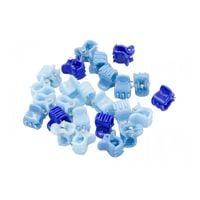 Mini spinki krabiki żabki kleszczyki 50 sztuk