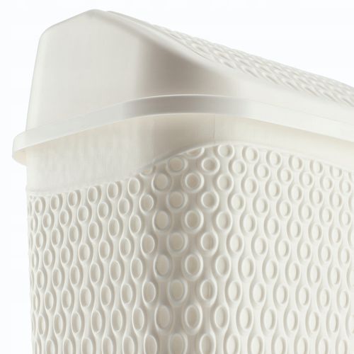 KADAX Kosz Na Śmieci Łazienkowy Biały 6,2L Uchylny Pojemnik na Arena.pl