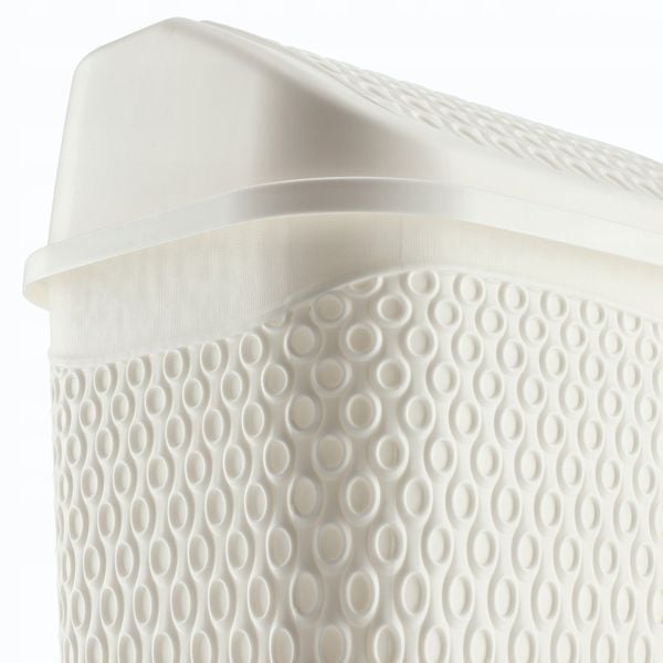 KADAX Kosz Na Śmieci Łazienkowy Biały 6,2L Uchylny Pojemnik zdjęcie 6