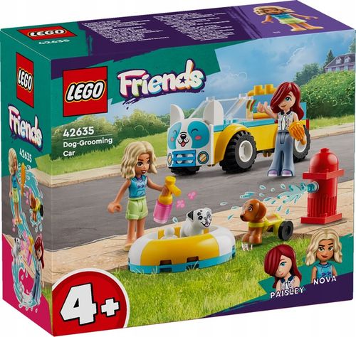 PREZENT LEGO dla 4, 5 latki FRIENDS 42635 Samochód do pielęgnacji psów + na Arena.pl