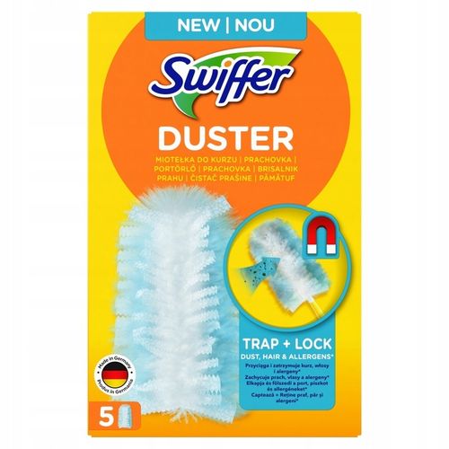 Zestaw Swiffer Duster Kit do usuwania kurzu + wkłady do miotełki 5szt na Arena.pl