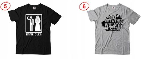 KOSZULKA NA WIECZÓR KAWALERSKI GAME OVER PREZENT na Arena.pl