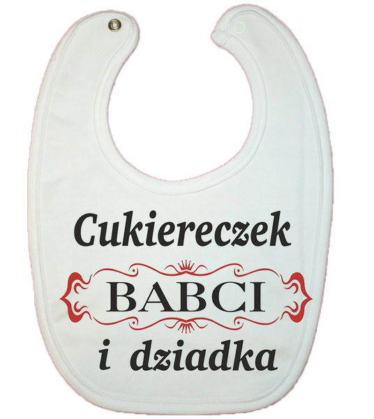 Śliniaczek Bawełniany Cukiereczek babci zdjęcie 1