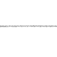 srebrny rodowany łańcuszek splot singapur 1,8mm 42/45/50cm