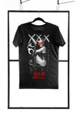 t shirt men black s regular