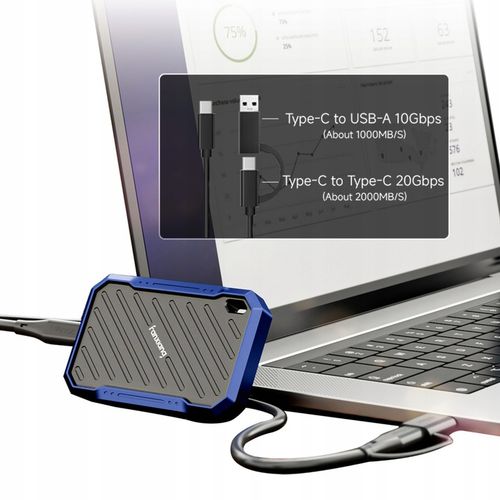 Dysk twardy zewnetrzny SSD Fanxiang PS2100 USB 3.2 1TB 2050/1800 MB/S na Arena.pl