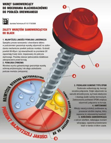 wkręt samowiertny 4.8*25mm ocynkowany - 5 sto - wsb 25 znw na Arena.pl