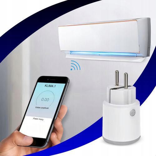 INTELIGENTNE GNIAZDKO WIFI SMART TUYA WATOMIERZ TIMER PROGRAMATOR GNIAZDO na Arena.pl