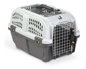 Transporter dla psa kota zwierząt IATA - SKUDO 1 OPEN MPS GREY 48x31x31cm