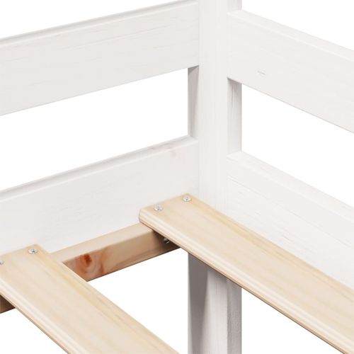 Łóżko dzienne z szufladami, białe, 90x200 cm, drewno sosnowe na Arena.pl