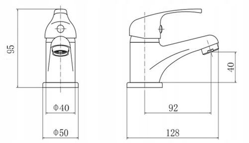 BATERIA UMYWALKOWA ŁAZIENKOWA NABLATOWA KRAN DO UMYWALKI STOJĄCA PERLATOR na Arena.pl
