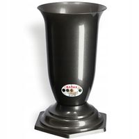 WAZON FLAKON NA CMENTARZ GRÓB NAGROBEK GRAFIT 29cm