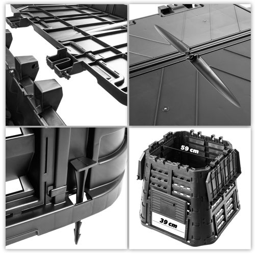 KOMPOSTOWNIK MODUŁOWY CAŁOROCZNY MROZOODPORNY 480L na Arena.pl