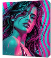 Obraz 50x60cm Neonowy Wzrok