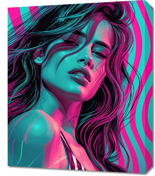 Obraz 50x60cm Neonowy Wzrok zdjęcie 1