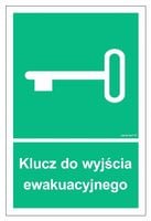 Klucz Do Wyjścia Ewakuacyjnego 10X15 Płyta Fotolum