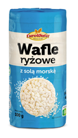 EUROWAFEL WAFLE RYŻOWE Z SOLĄ MORSKĄ 100G