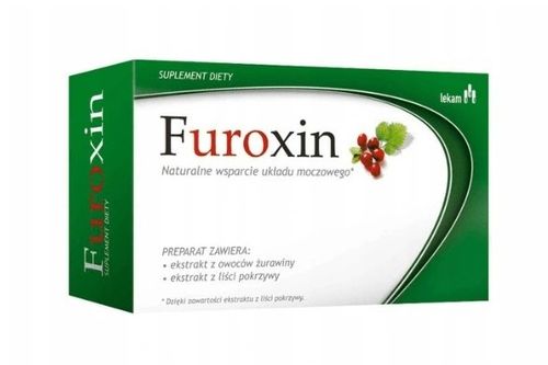 Furoxin Stymuluje Właściwe Działanie Układu Moczowego 60 Tabletek na Arena.pl