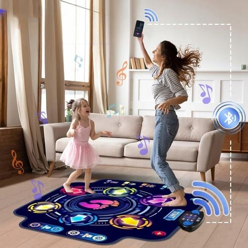DUŻA MATA TANECZNA DLA DZIECI Z BLUETOOTH LED 9 TRYBÓW 5 PRĘDKOŚCI na Arena.pl