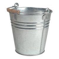 Wiadro ocynkowane 10l nierdzewne ozdobne swe