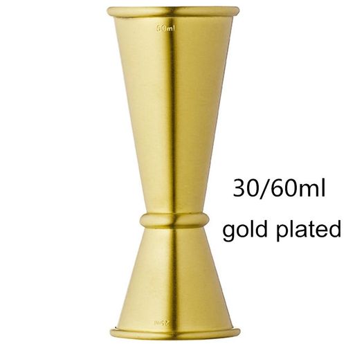 SHAKER Do Drinków i Koktajli -  Stalowy - DRINK BAR 30x60ml Srebrny na Arena.pl