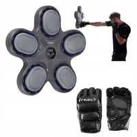 Elektroniczna Tarcza Bokserska Muzyczna Boxing Machine + Rękawice MMA