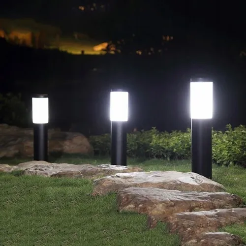 Lampa ogrodowa stojąca słupek do LED E27 65cm na Arena.pl