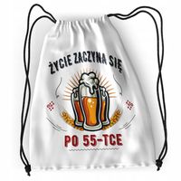 Plecak Urodziny 55 55Te Sportowy Szkolny Worek Z Nadrukiem Ze Zdjęciem