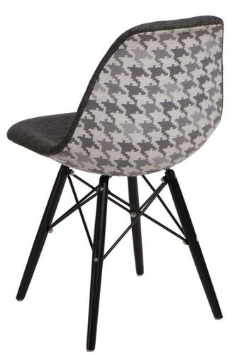 Krzesło P016W Pattern szar-pepitka/black D2 na Arena.pl