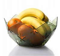 Miska na owoce tworzywo sztuczne 25x13cm zielona