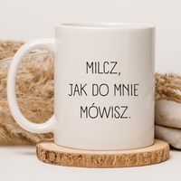 CHAMSKI KUBEK BEZ CENZURY | ŚMIESZNY PREZENT | DO PRACY BIURA DOMU | 330 ml