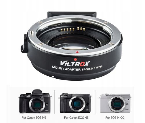 Adapter bagnetowy Viltrox EF-EOS M2 EF Speed Booster na Arena.pl