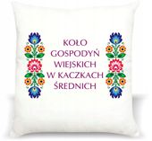 FOTO PODUSZKA koło gospodyń wiejskich KGW + twój napis grafika nazwa