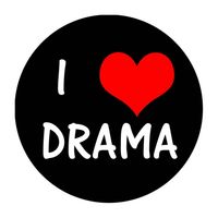 Przypinka I ♥ DRAMA