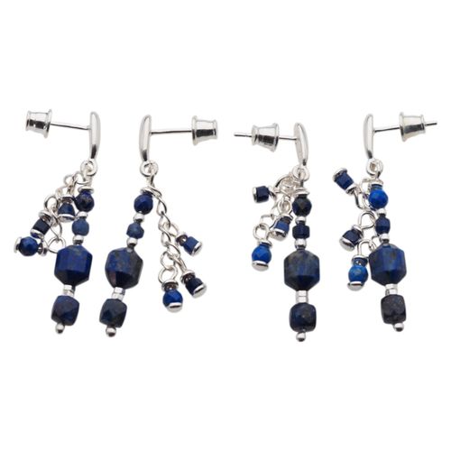 Kolczyki - Lapis Lazuli w srebrze na Arena.pl