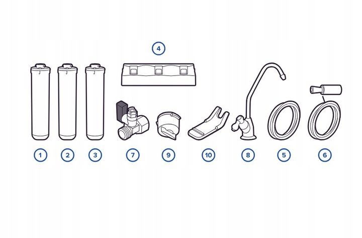 Aquaphor FILTR WODY PITNEJ pod zlew KRYSZTAŁ A na chlor rdzę i MĘTNĄ WODĘ zdjęcie 2