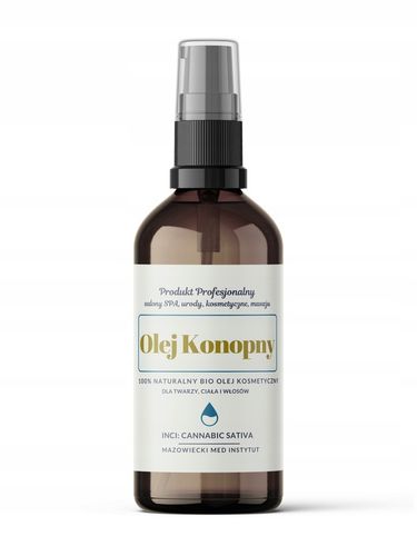 Olej KONOPNY nawilża działa przeciwzapalnie na skórę na Arena.pl
