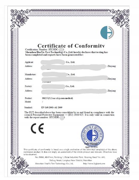 DLA DZIECI Maska PANDA BEŻOWA + 3x FILTR PM 2.5 zdjęcie 10