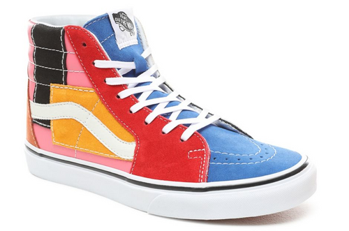 TRAMPKI VANS  SK8-HI VMF PATCHWORK MULTI/TRUE WHITE (VN0A38GEVMF1) 38 PATCHWORK MULTI/TRUE WHITE na Arena.pl
