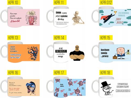 Śmieszne foto KUBEK KUBKI DO PRACY pracownika na Arena.pl