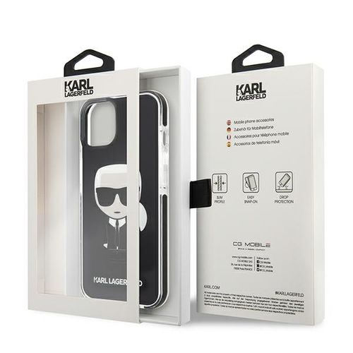 Etui Karl Lagerfeld do iPhone 13 mini, Czarny na Arena.pl