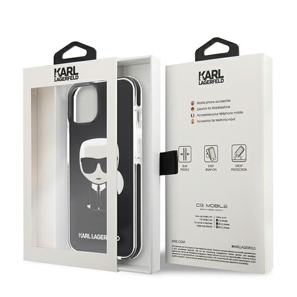 Etui Karl Lagerfeld do iPhone 13 mini, Czarny zdjęcie 8