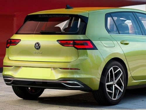 Volkswagen Golf MK8 - Chromowane Listwy Grill Atrapy Zderzaka Tuning na Arena.pl