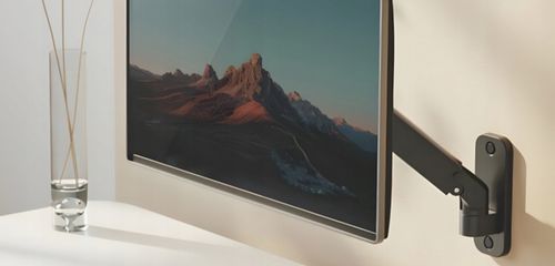 UCHWYT ŚCIENNY NA MONITOR POJEDYNCZY STANDARD VESA REGULOWANE RAMIĘ 17-27" na Arena.pl