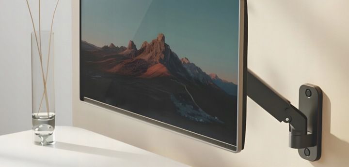 UCHWYT ŚCIENNY NA MONITOR POJEDYNCZY STANDARD VESA REGULOWANE RAMIĘ 17-27" zdjęcie 10