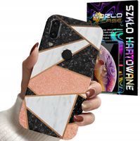 ETUI DO HUAWEI Y7 2019 - ELEGANCKIE MODNE WZORY DLA KOBIET + SZKŁO