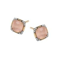 Złote kolczyki Staviori z diamentem